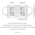 thumbnail image 5 of CTDream Simple Rustic Farmhouse Kitchen Decor 11oz. Ceramic Coffee Tea Mug Gift, Best Man, 1-Pack, Wedding Thank You Gift Ideas, 5 of 7