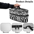 thumbnail image 5 of HELLHERO Iron Organizer Bag with Zipper Closure Zebra for Clothing Ironing Machines, Case Only, 5 of 6