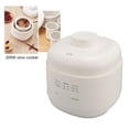 thumbnail image 5 of Suodoka Mini Electric Stew Pot 200W 1L Ceramic Slow Cooker and Porridge Pot with Timer, Baby Food Companion, EU Plug 220V (9.05 x 9.05 in), 5 of 9