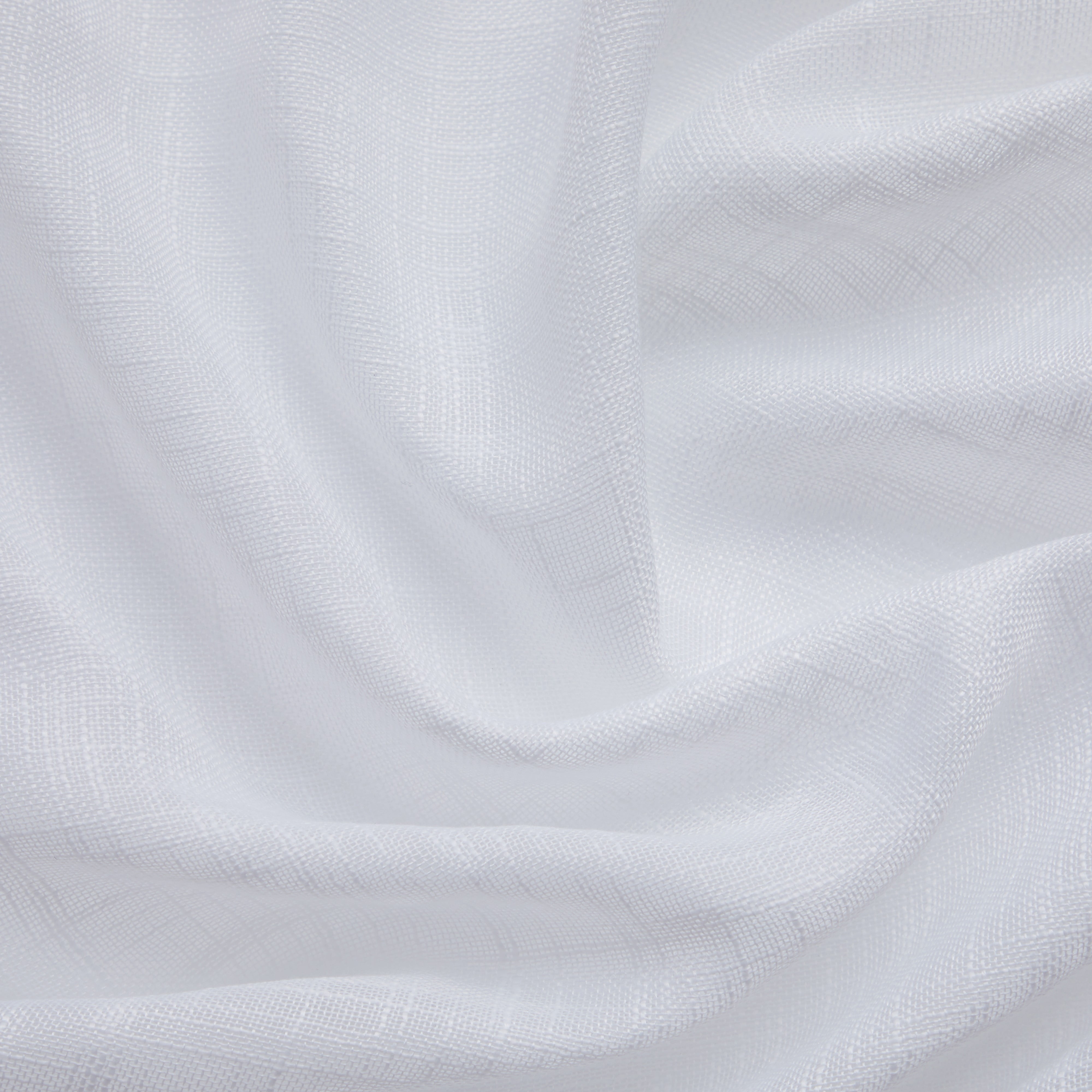 THD Harley Faux Linen Textured Semi Sheer Sun Light Filtering Window Grommet Curtain Panels, Set of 2 Panels