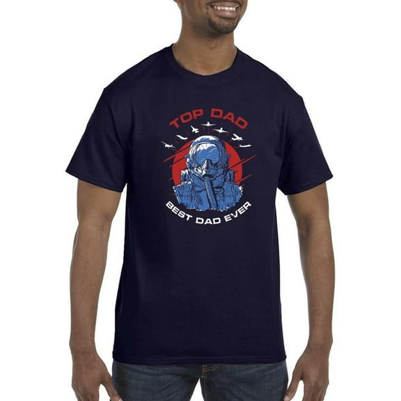 Top Dad, Best Dad Ever T-Shirt Men -Smartprints Designs, Male 3X-Large