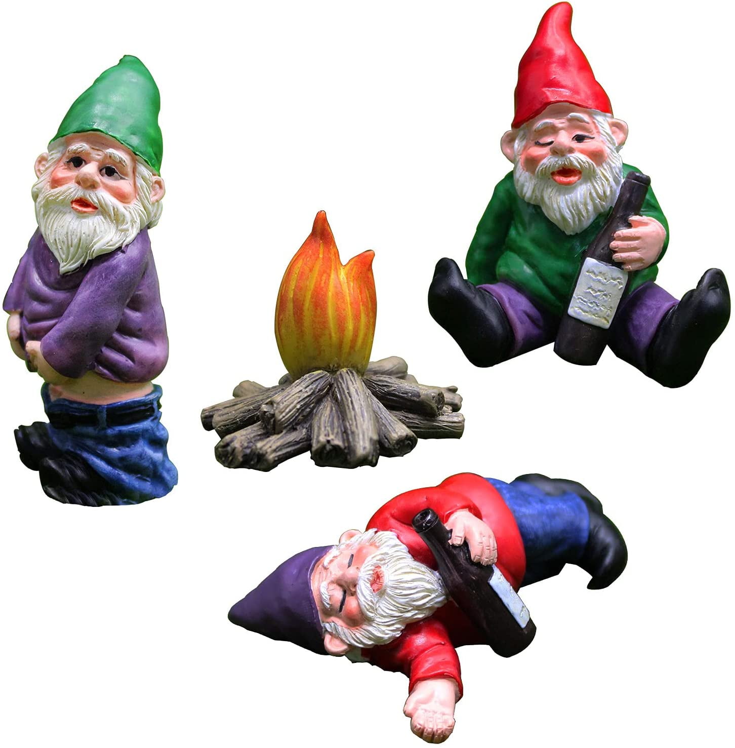 Fairy Garden Gnomes mon petit ami bourrées gnome statue nains x3s7 4