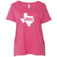 thumbnail image 1 of Texas Strong Womens Plus Size Scoopneck T, 1 of 1