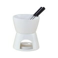 thumbnail image 2 of Set de utensilios para fondue, calentador eléctrico, olla de cerámica para derretir chocolate - Conjunto completo para disfrutar una deliciosa, 2 of 9