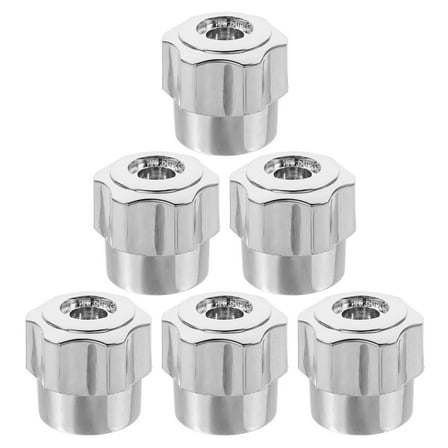 Clispeed 6Pcs Aluminum Alloy Handwheel Faucet Handle Replacement for Bathroom Kitchen Bathtub