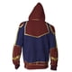 thumbnail image 5 of Sudadera con capucha de la película Avengers Endgame Quantum Realm de 2019, chaqueta con tecnología avanzada, disfraces de cosplay, sudadera con capucha del Capitán Marvel, 5 of 5