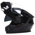 thumbnail image 1 of Casco Abatible VentDepot BLDShineBlack Negro DOT Talla L, 1 of 1