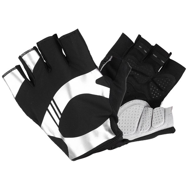 Guantes de verano antideslizantes unisex con medio dedo para montar en bicicleta, bicicleta de montaña, carreras (M)