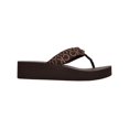 thumbnail image 2 of Calvin Klein Womens Meena Logo Thong Slide Sandals, 2 of 3