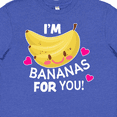 thumbnail image 4 of Inktastic I'm a Bananas for You with Cute Banana and Hearts Youth T-Shirt, 4 of 5
