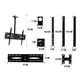 thumbnail image 4 of Soporte para pantalla Control Expert de techo 32 A 72 pulgadas movible 45kg, 4 of 10