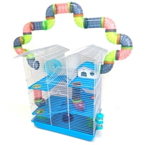 Large Multi-Level Twin Tower Mansion Syrian Hamster Mouse Habitat Home ...