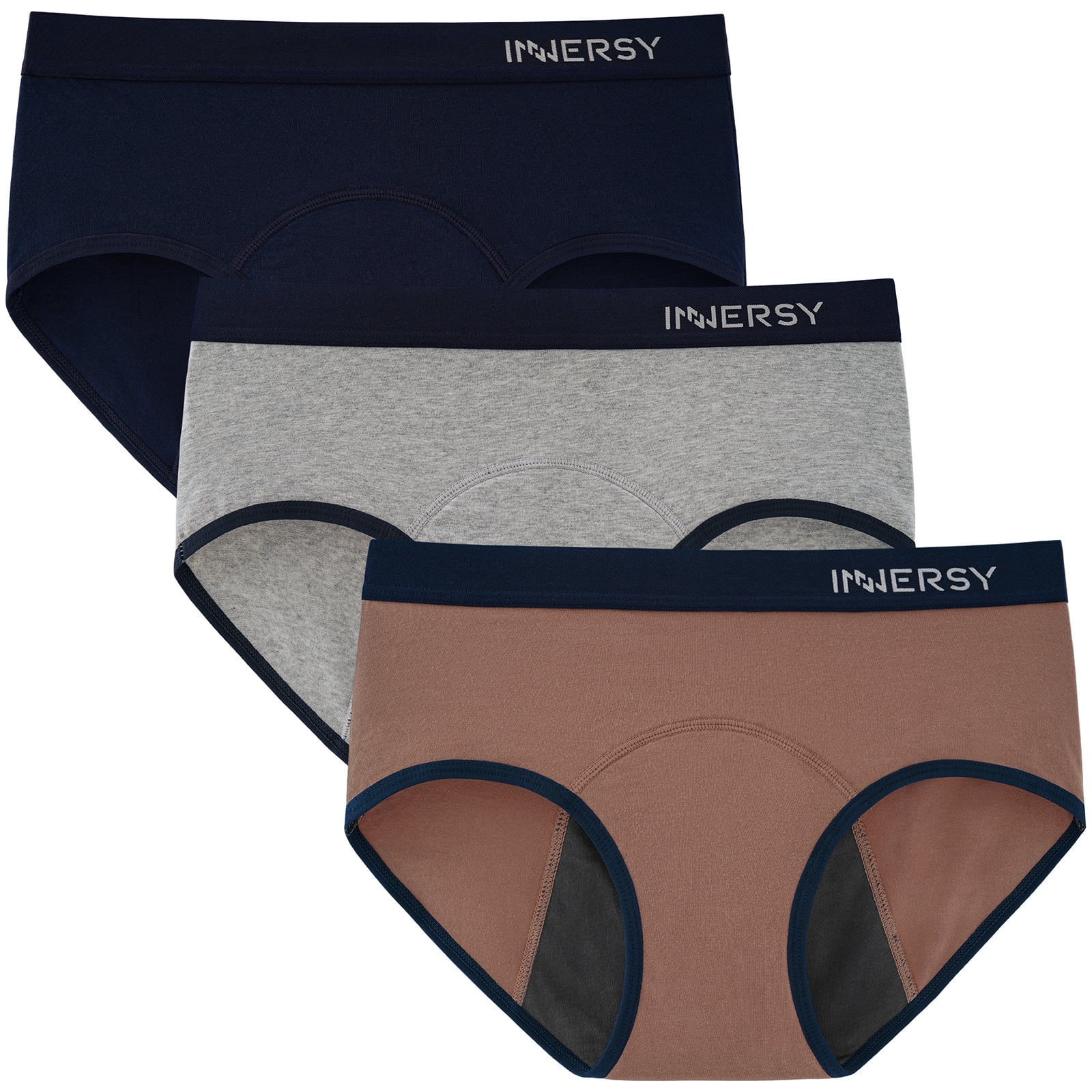 INNERSY Women's Period Panties Cotton Postpartum Maternity Underwear 3