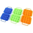 thumbnail image 3 of Caja portátil de plástico para exteriores para acampar, contenedor portador de 12 huevos, soporte para huevos, caja de almacenamiento con asa, 3 of 5