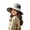 Grey, variant on VBEWZET Mesh Wide Brim Bucket Sun Hat, UPF50 Windproof Chin Strap Outdoor Fishing Hat for Women Men Grey One Size
