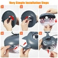 thumbnail image 4 of Jinyi Flea Traps for with 4 Sticky Disc & 6 Bulbs & 2 Electric Wires, Flea Killer Indoor Bed Bug Trap Pest Control, Non Toxic & Harmless, Friendly to Pets & Kids(2 Pack), 4 of 11