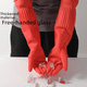 thumbnail image 5 of Guantes de látex para lavar platos de 45 cm de largo, guantes de goma alargados y engrosados con tendón de res, pegamento para limpieza de ropa de 38 cm para mujeres en invierno, 5 of 5
