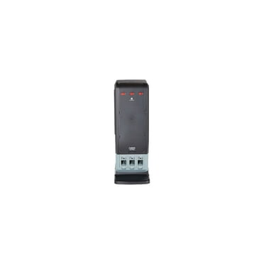 Dixie Ultra SmartStock Series-T Plastic Tri-Tower Cutlery Dispenser Black (DUSSTDSP3)