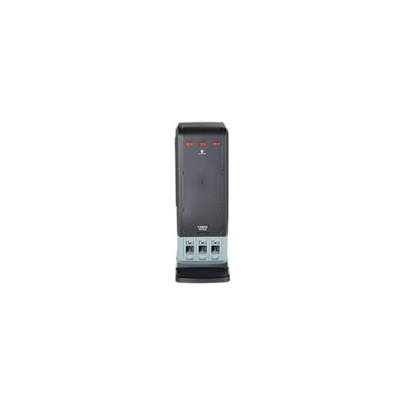 Dixie Ultra SmartStock Series-T Plastic Tri-Tower Cutlery Dispenser Black (DUSSTDSP3)