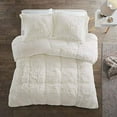 thumbnail image 1 of Intelligent Design Malea Shaggy Ensemble de Couette en Fausse Fourrure Ivoire Simple/Simple XL, 1 of 4