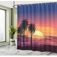 thumbnail image 4 of Ambesonne Beach Sunset Shower Curtain, Romantic Dreamy Sky, 69"Wx84"L, Multicolor, 4 of 4