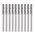 thumbnail image 2 of 10 piezas Fresa de carburo sólido Fresa de carburo de tungsteno Fresa de extremo de 3 mm, 2 of 6