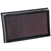 K&N Performance High-Flow Engine Air Filter: Washable, Multi-Layer Protection, Engineered to Boost Horsepower, 33-5084