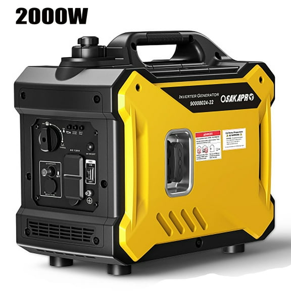 2000 Watts Portable Gas Inverter Generators for Home Use Camping,RV Backup Power,Super Quiet & 79.7CC 4-stroke OHV Engine