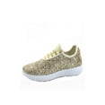 thumbnail image 2 of Remy-18k Youth Girl's fashion Flat Lace Up Light weight Glitter Sneaker Athletic Shoes, 2 of 2