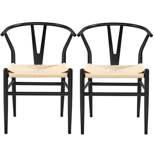 Mid Century Metal Dining Chair, Metal Dining Chairs Set Of 2