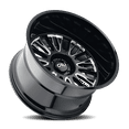 thumbnail image 2 of 24x14 Cali Off-Road 9116 Vertex Black and Milled Wheel 8x6.5 (-76mm), 2 of 4