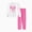 Light Pink, variant on Barbie Toddler Girls Outfit Set Long Sleeve Graphic Sweatshirt and Print Leggings 2 Piece Set Kids Clothes 2T-6Y