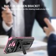 thumbnail image 3 of For iPhone 15 Case with Belt Clip Holster, Heavy Duty Military Grade Drop Protective, 360° Rotating Kickstand Shockproof TPU Shell Durable Rugged Cover For iPhone 15, Pink, 3 of 15