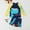 Blue 6, variant on Boys Long Sleeve Swimsuits 2 Piece Hawaiian Palm Tree Printed Swim Trunk Bathing Suits Lightweight Quick Dry Sports Swimwear