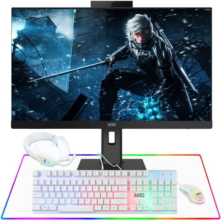 Gaming All in one PC 24 Inch FHD Touchscreen  MTG Yama  Intel Core i5 10th Gen 8GB RAM  240GB NVME  NVIDIA GT 1030 4GB DDR4 Graphics  Webcam  DVD RW  Gaming Kit  Windows 11