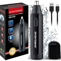 Byseng 2-in-1 Nose and Ear Trimmer, Cordless, USB Rechargeable Nose Trimmer, 1 Piece