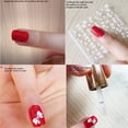 thumbnail image 3 of 10pcs Flower 3d Nail Art Stickers, Gold/Silver Decorative Tips For Nail Art Beauty Products, 3 of 3