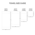 thumbnail image 4 of Mainstays Performance Textured Bath Towel, 54" x 30", White, 4 of 8