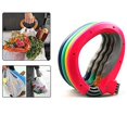 thumbnail image 3 of 2 Pcs Portable Vegetable Lifter Large Load Open And Close Type Lifting Ring Portable Device Bag Carrier D-type Lifter Shopping Bag, Black, 3 of 7