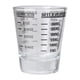 thumbnail image 1 of Monstrate Utensilios de vidrio para hornear, taza medidora, vasos de onzas pesadas, herramientas para hornear, mango resistente al calor para Juegos de servir café y té Negro/45ml, 1 of 6