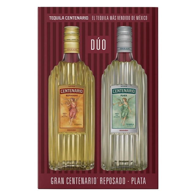 Tequila Centenario Reposado 700 ml + Centenario Plata 700 ml