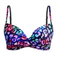 thumbnail image 1 of MKLEKYY Trajes De Baño Mujer Control Abdomen Women'S Fashion Print Swimsuit Bikini Separate Swimsuit Top 2, 1 of 2