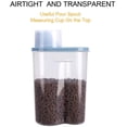 thumbnail image 2 of 2 Pack 2lb/2.5L Pet Food Storage Container with Measuring Cup, Can Covers and Bowl for Small Dog, Cat, Waterproof-BPA Free, 2 of 7