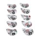 thumbnail image 5 of 10 Uds. Fundas de cabeza para palos de Golf con USB y calavera de cuero PU, fundas de cabeza para palos de Golf, color rojo, 5 of 10