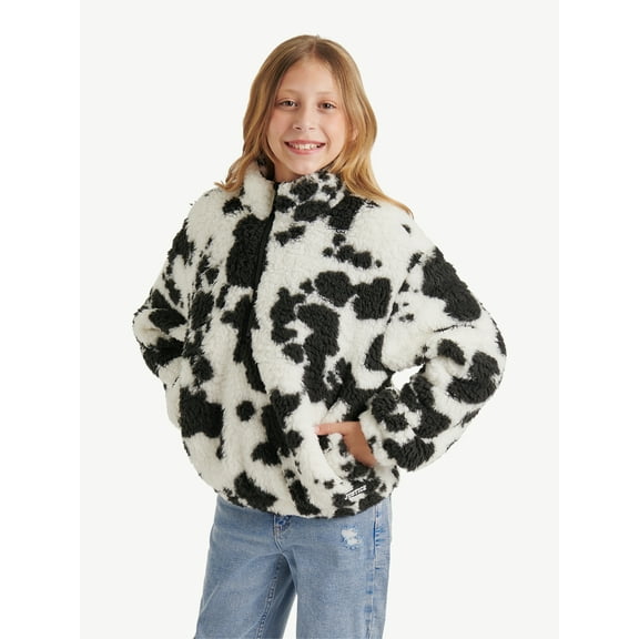 Justice Girls Mock Neck Sherpa, Sizes XS - XLP
