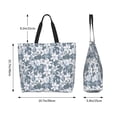 thumbnail image 5 of Kdxio Lilies Flowers Casual Tote Bags Women Big Capacity Shoulder Bag for Women Travel Shoulder Bags Handbags, 5 of 8