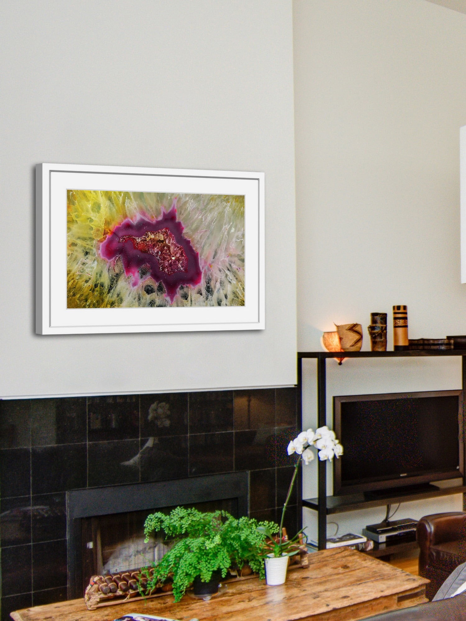 "Colorful Composition" Framed Painting Print