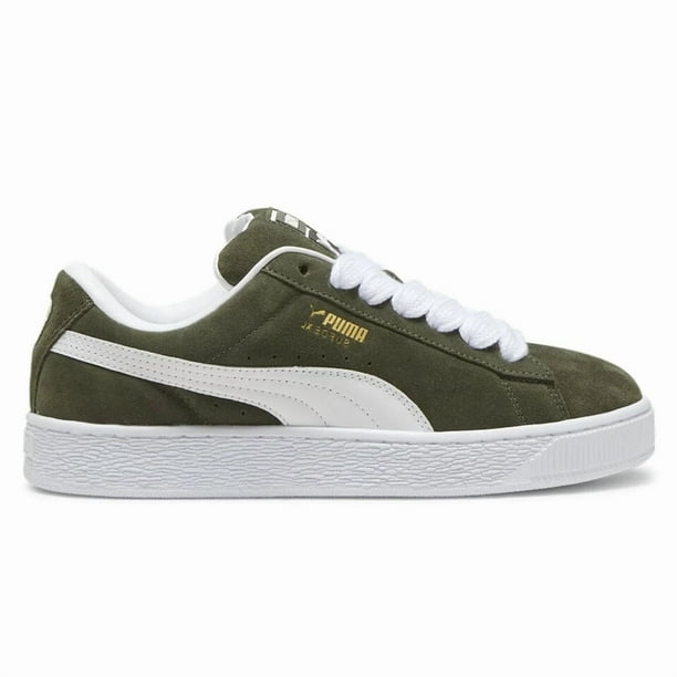 PU & MA Suede XL Olive Green White 39520513 Men Size 7.5-14 New Casual Trainer