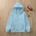 thumbnail image 7 of Tisuna Toddler Hoodies Boys Casual Long Sleeve Hoodie Teen And Youth Solid Color School Wear Pullovers Size 11-12 Years, 7 of 7