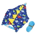 thumbnail image 3 of Pet Clothes Leash, Bunny Pet Clothes Four Seasons Available Dinosaur Pattern Polyester Flannel Regulable Strap  For Parties S,M, 3 of 8